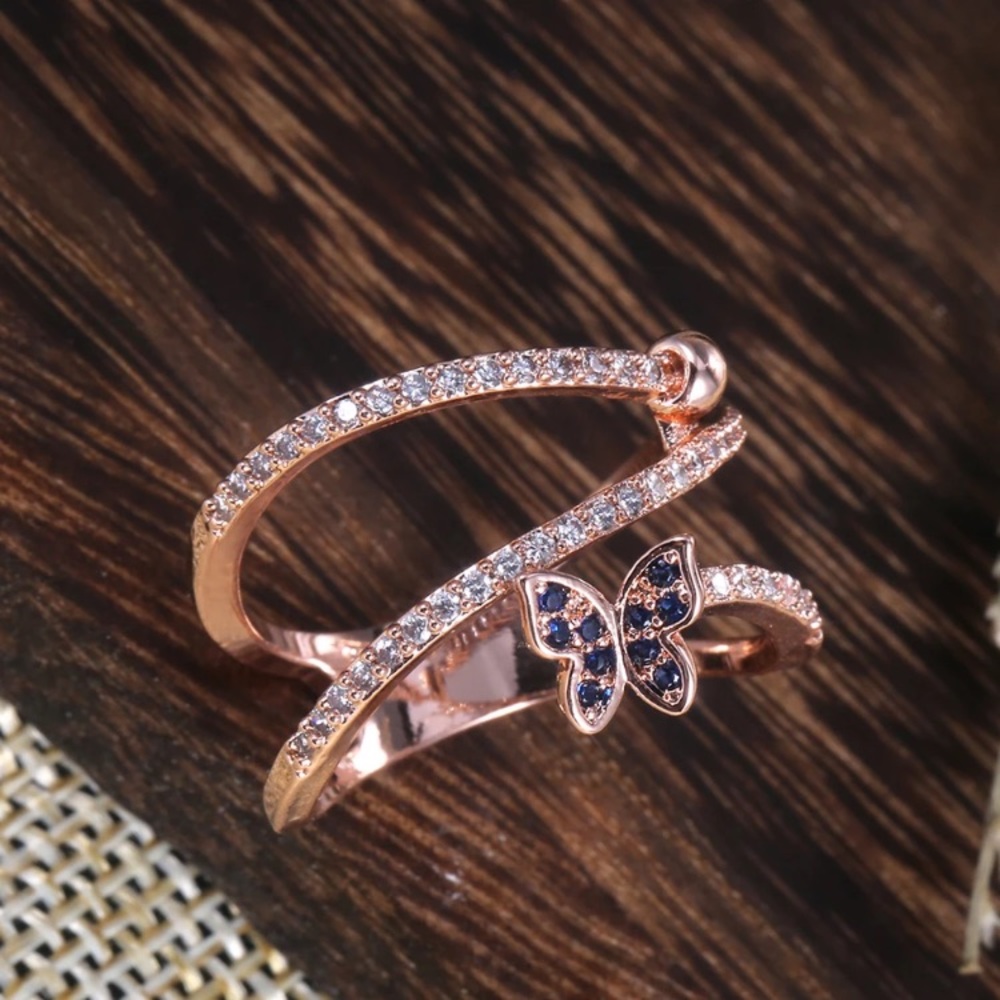 NWOT  twist sterling silver butterfly 🦋 ring - Picture 5 of 5